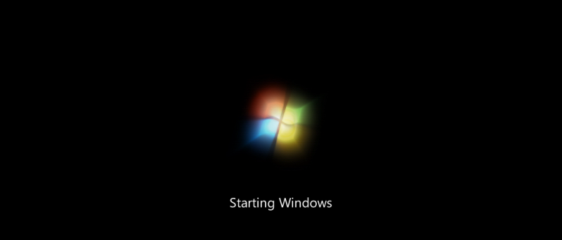 Startovací Windows 7 logo