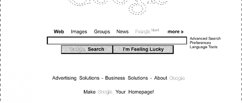 Google - patentovaný návrh