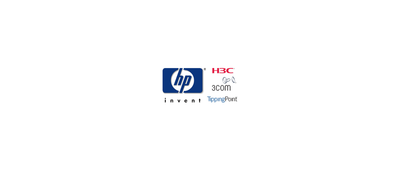 HP logo + 3Com logo + H3C logo + TippingPoint logo