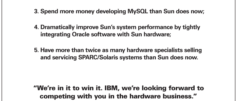 Plány Oracle po akvizici společnosti Sun