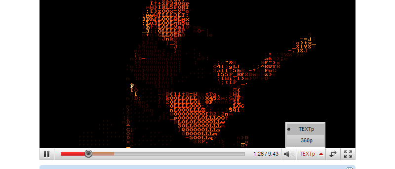 YouTube v textovém formátu