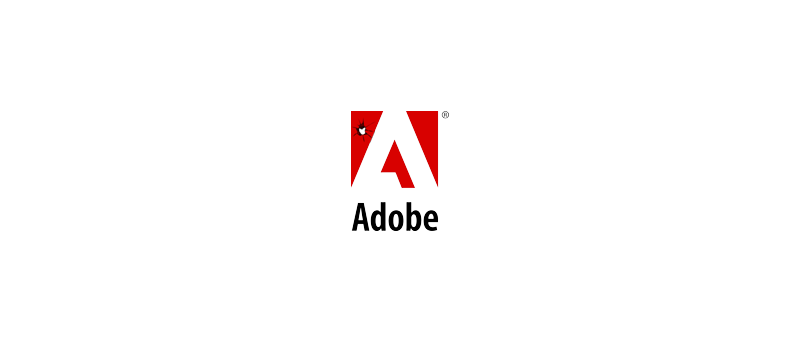 Děravé Adobe logo