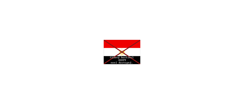 Odpojený Egypt