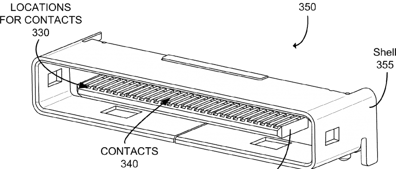 Patent Apple 7,918,689 na univerzální konektor