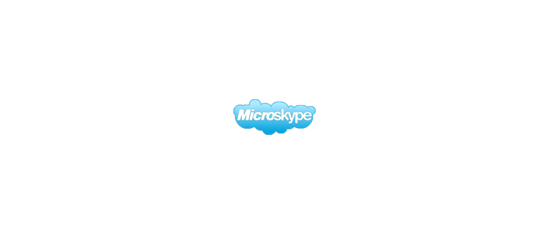 Microskype logo vymyšlené