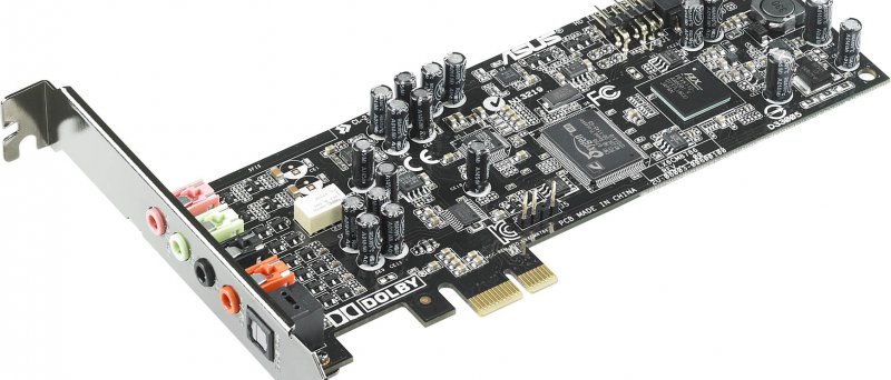 ASUS Xonar DGX 5.1 Audio Card (side view)