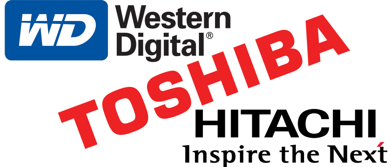 Western Digital - Toshiba - Hitachi