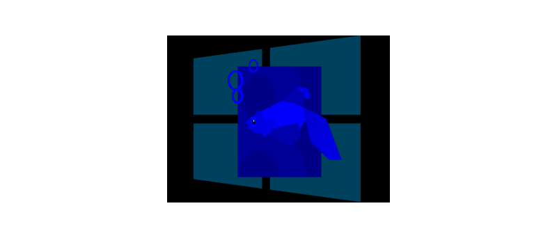 Windows 8 Blue - ilustrační obrázek