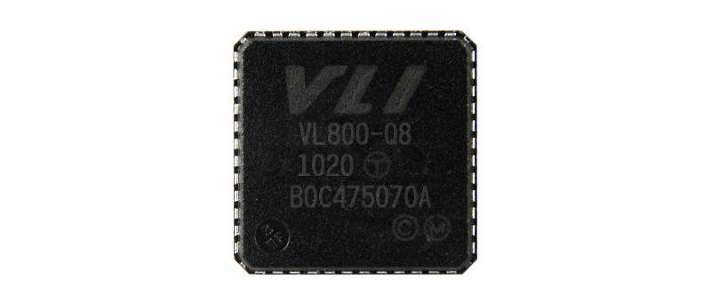 VIA Labs VL800 USB 3.0 hostitelský řadič - čip