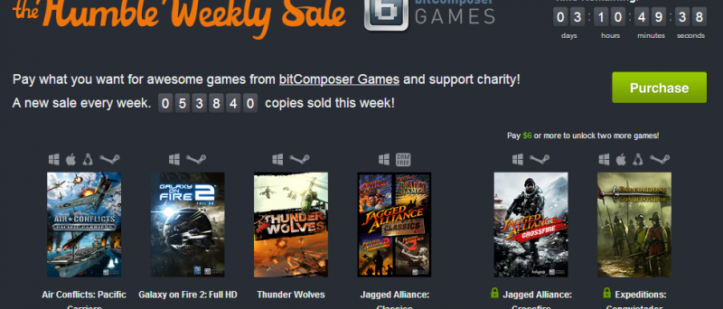 Humble Weekly Sale: bitComposer Games
