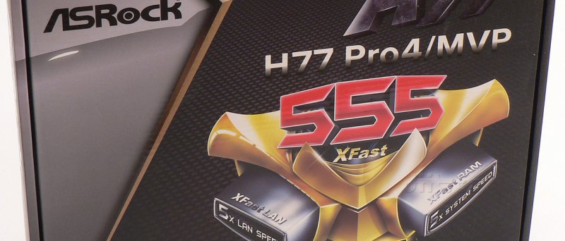 Krabice od ASRock H77 Pro4/MVP