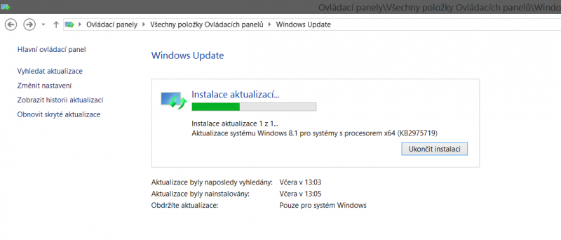 Install Windows Update Kb