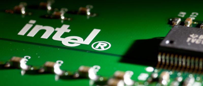 Intel Logo On Pcb