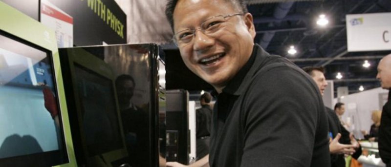 Jen Hsun Huang With Physx