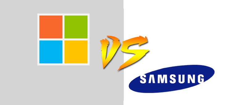 Microsoft Versus Samsung