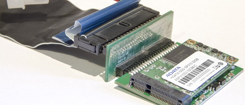 Msata Adapter S Msata Ssd Zapojeny Do Pata Kabelu