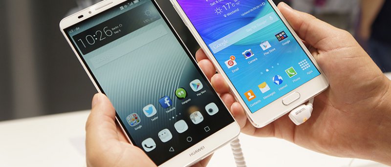 Samsung Galaxy Note 4 Vs Huawei Ascend Mate 7