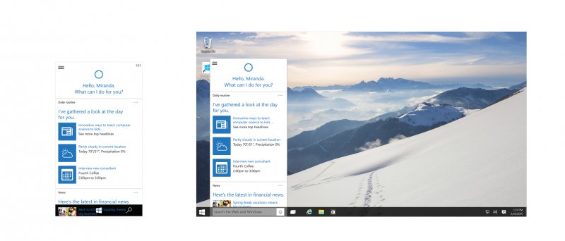 Win 10 Windows Cortana Web