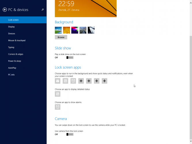 Windows 8.1 Preview - nastavení - Obrázek 2