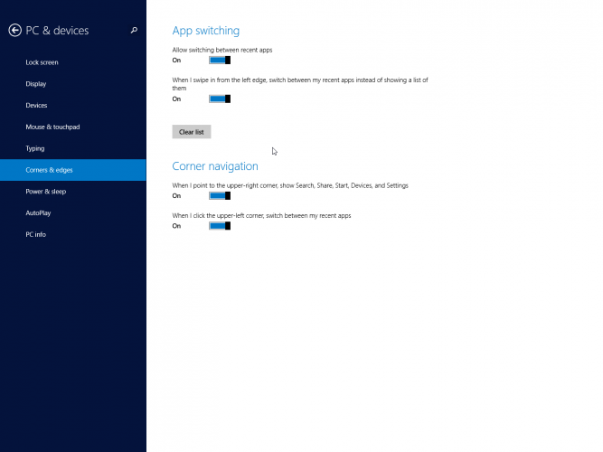 Windows 8.1 Preview - nastavení - Obrázek 9