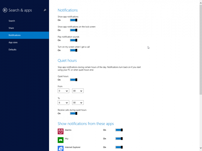 Windows 8.1 Preview - nastavení - Obrázek 22