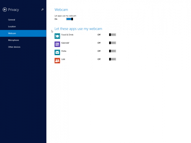 Windows 8.1 Preview - nastavení - Obrázek 27