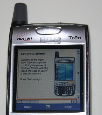 Palm Treo 700w Smartphone