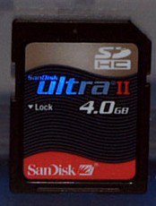 4GB SDHC karta SanDisk