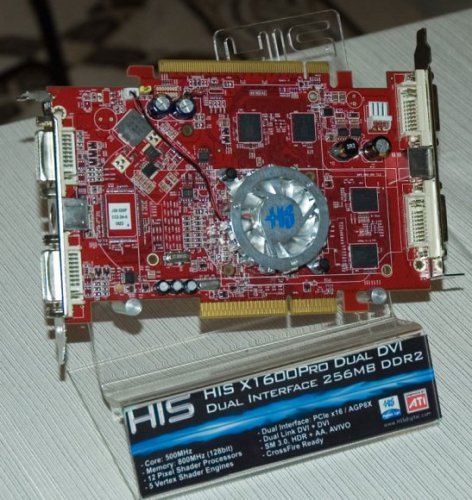 HIS Radeon X1600 PRO PCIe/AGP