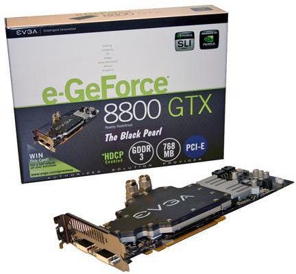 EVGA e-GeForce 8800 GTX BlackPearl