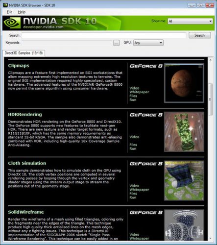 nVidia SDK10