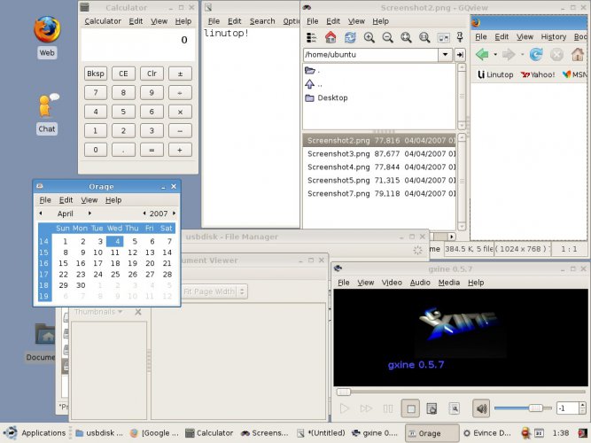 Linutop: XFCE/Xubuntu