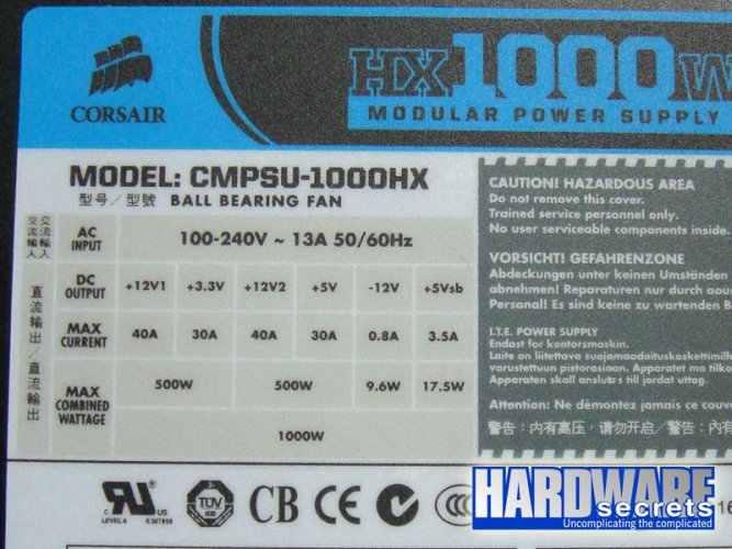 Corsair CMPSU-1000HX