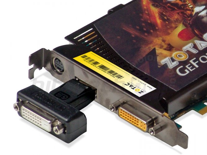 Zotac GeForce 8800 GT s DisplayPort