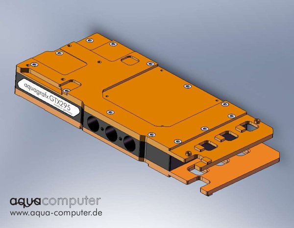 aquagrafx vodník pro GeForce GTX 295