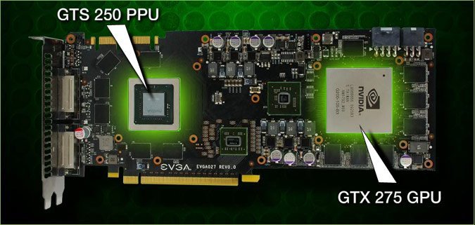 EVGA Geforce GTX 275 CO-OP PhysX Edition