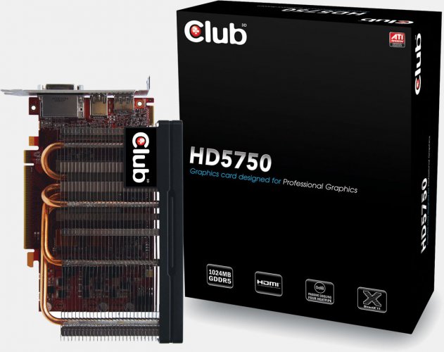 Pasivní Club3D Radeon HD 5750