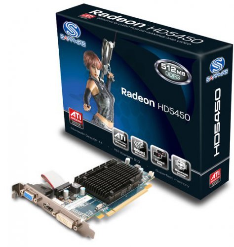 Sapphire Radeon HD 5450 512MB DDR3