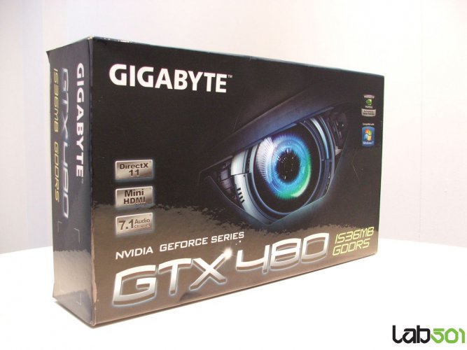 krabice od Gigabyte GeForce GTX 480