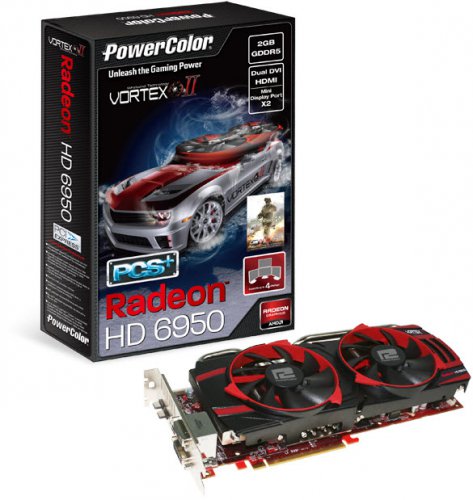 PowerColor Radeon HD 6950 PCS+ Vortex Edition