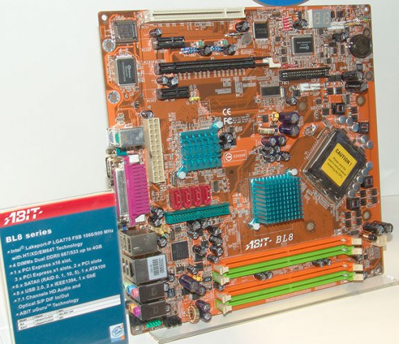 ABIT BL8 series (BTX) - Intel Lakeport-P (i945P)
