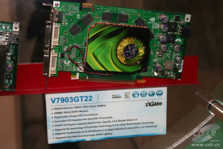 Grafická karta V7903GT22 s GeForce 7900GT