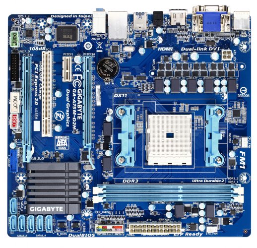 Gigabyte GA-A75M-D2H