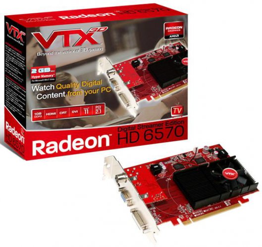 VTX3D HD 6570 1GB DDR3 Digital Streamer Edition