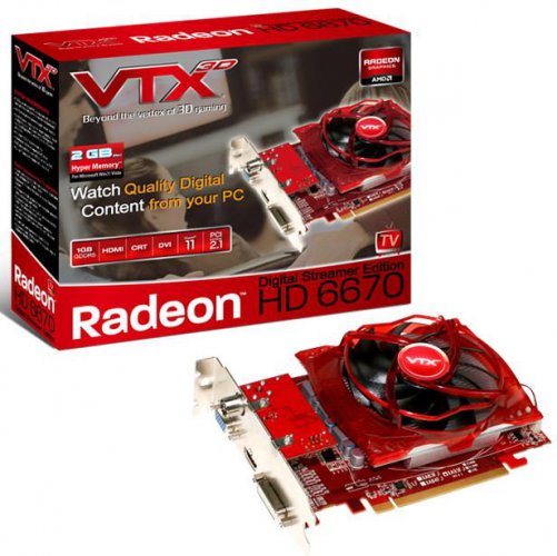 VTX3D HD 6670 1GB GDDR5 Digital Streamer Edition