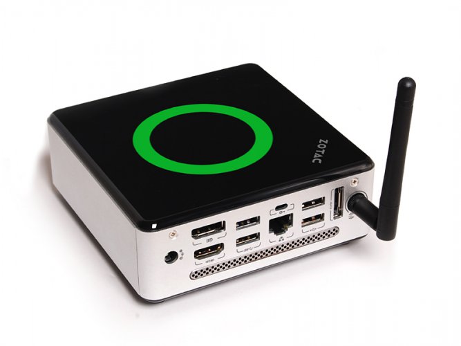 Zotac ZBox nano - konektory