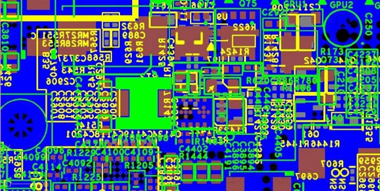 ColorFire Xstorm HD 6850 X2 4 GB PCB design detail