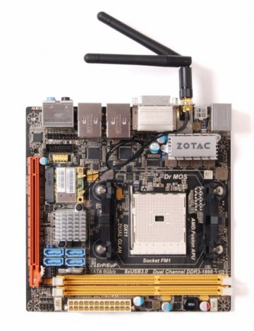 Zotac A75-ITX WiFi shora