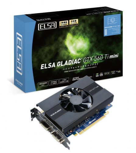 ELSA Gladiac GeForce GTX 560 Ti mini - balení