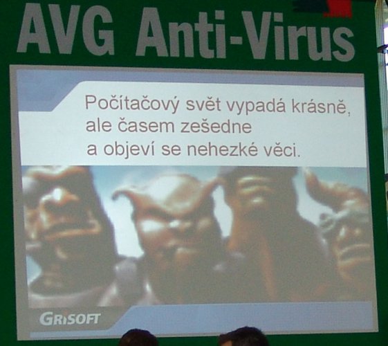 Invex 2004: Prezentace Grisoft: Nehezké věci